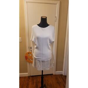 Vila Milano Sweater w/ Back Button Accents Med